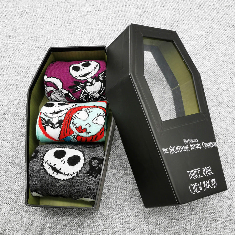 Custom Logo Men'S Womens Funny Designer Cotton Crew Socks Box Packaging Fashion School Colorful Sport Dress Happy Socks Box Gift
