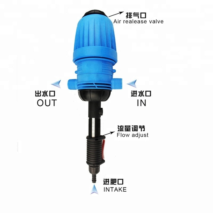 Irrigation System Proportion Fertilizer Injector Doser 0.2%-2 0.4%-4% Fertilizer Injector