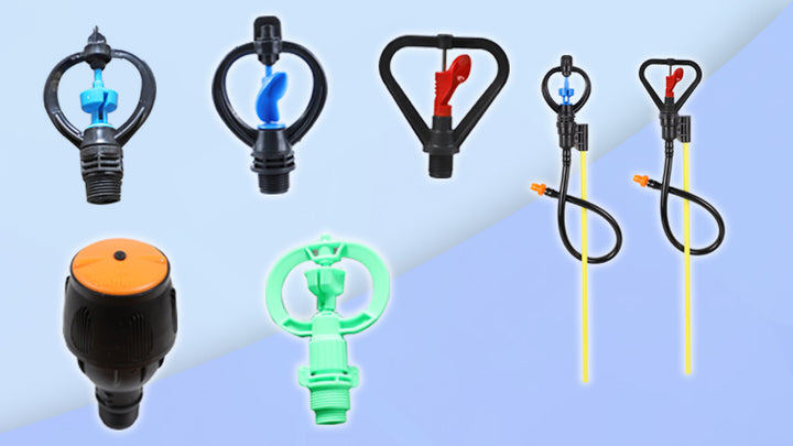 Irrigation Ground Plug-in Micro-spray Set Wholesale Spraying Rotation Evenly Inserted Micro-spray Farm Irrigation