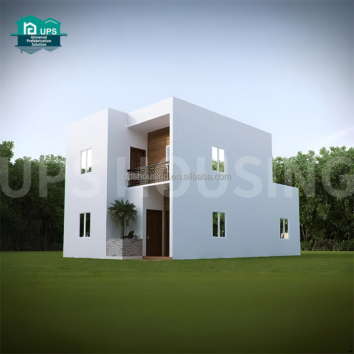 UPS Low Cost Prefab Houses Modern Luxury Cement Foam Panel Home Villa Office