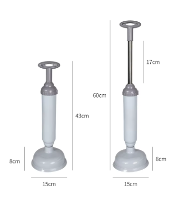 Eco-Friendly Household Toilet High-Pressure Drainage Dredge Manual Feature Household Cleaning Tools & Accessories