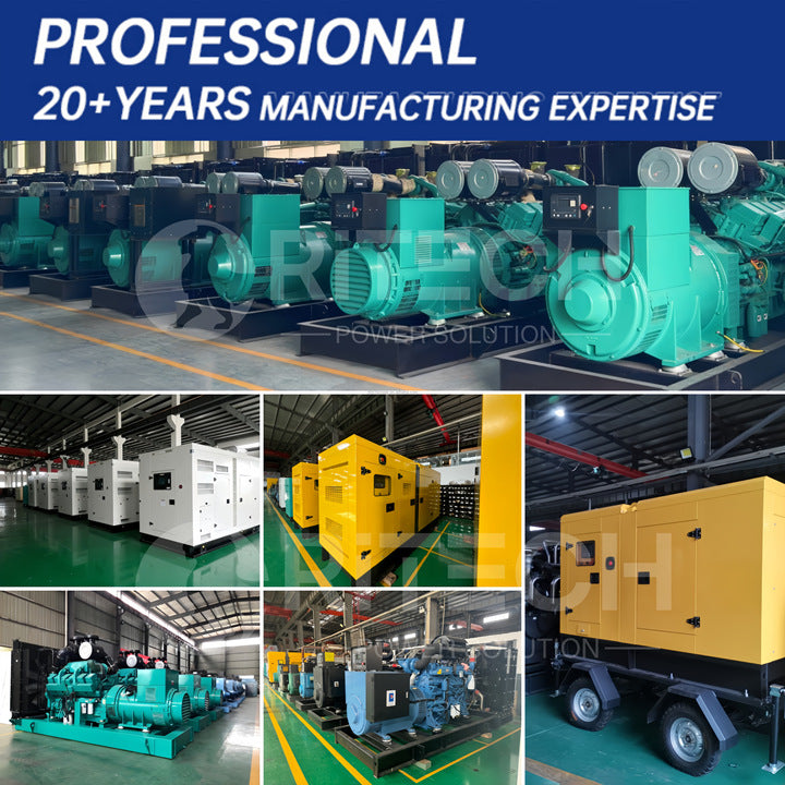 Ritech Generac Portable Generator 30kw Natural Gas 50Kva 60Kva 70Kva 80Kva 20kw 30kw 40kw Generator Gas Generation Equipment