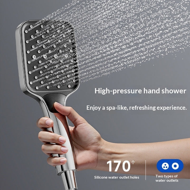 Multifunctional Rain Shower Set Mixer Bath & Shower Faucets Hot and Cold Water Bathroom Piano Shower Set