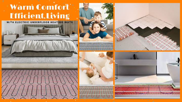 Underfloor Heating Mat Energy Efficient Radiant Floor Heating for Bathroom Kitchen Heating System