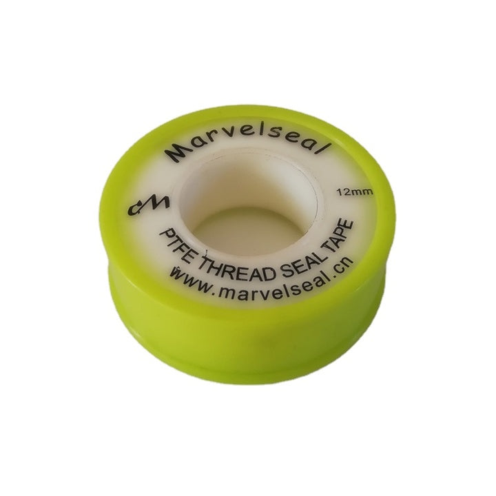 Marvelseal High Quality Gas Plumbers for Yellow PTFE Tape Thread Seal Leak Fix Aging Resistance 12m X 12mm X 0.1mm