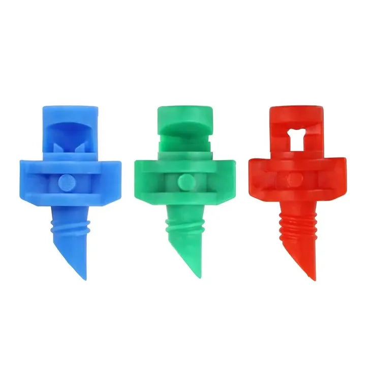 Greensen Plastic Micro Sprinkler System 360 Gear Drive Hanging/Standing 360 Degrees Spray Irrigation Sprinkler Head Greenhouse