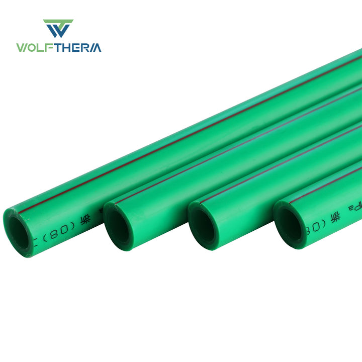 Hot Sales Wolftherm Tube Connector PPR Plastic Pipe Fitting PN 25 20mm Size Transparent Heat Insulation Plumbing Smooth 1 Piece