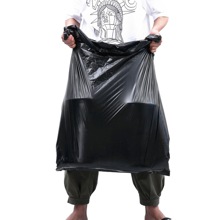 Wholesale Black Disposable Plastic 55-60 Gallon Contractor Trash Bags Large Black Heavy Duty Garbage Bags