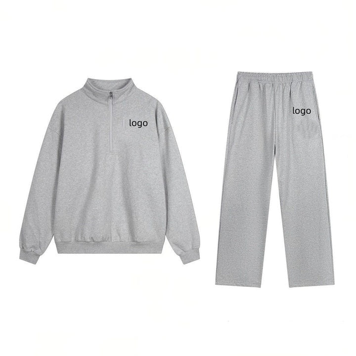 Wholesale Fashion Jackets High-quality Sweaters Cotton Unisex Thick Comfortable Stylish 2 Piece Set for Women Men
