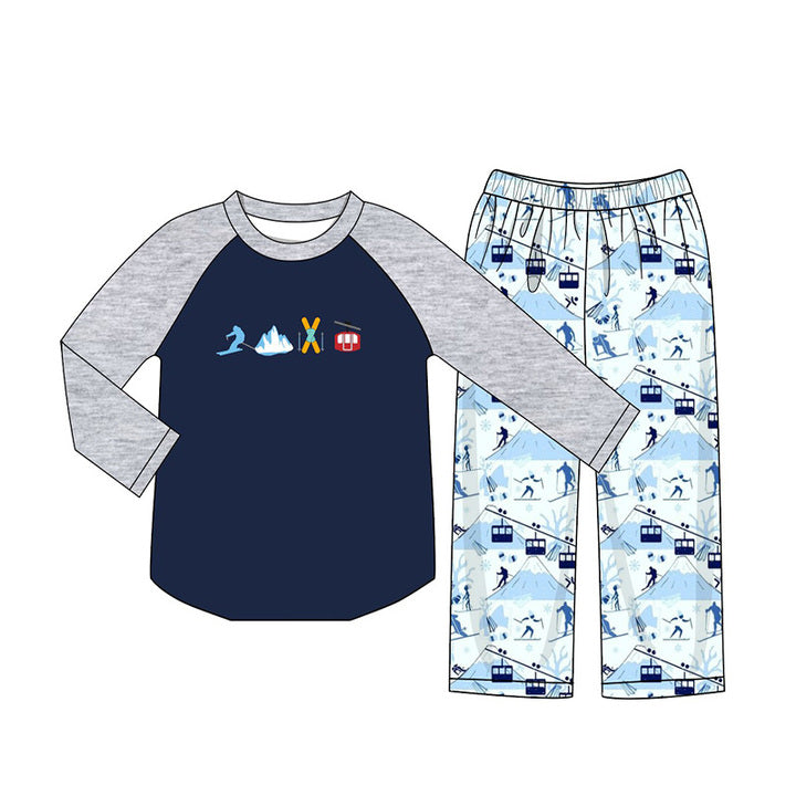WEIWEI Premium Joyful Kids Bamboo Wholesale Bamboo Pajamas Bamboo-Pajamas Kid Pajamas Pajamas Bamboo Baby Boy Clothes Set