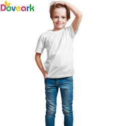 Custom Logo T-shirt Boy 100% Premium Cotton T-shirts Plain Tshirts Blank Baby Girl Kids Short Sleeve t shirt Boy Kids Tee