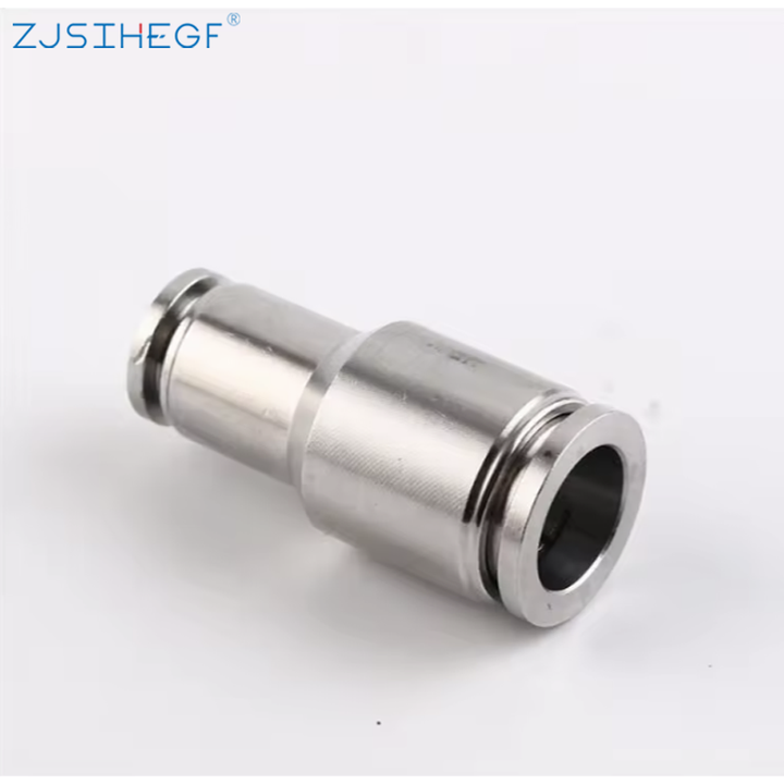 Zjsihegf PGJ One Touch Push in Quick Coupling Hose Straight Air Pneumatic Tube Fittings Tube Connector