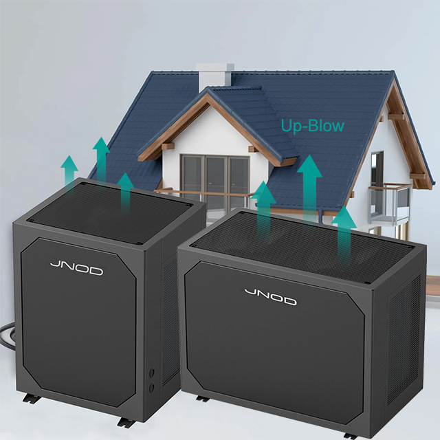 Heat Pump with Top Blow Design Full Inverter R290 System IoT Platform with App Remote Control CE Certified Sika & Danfoss Inside