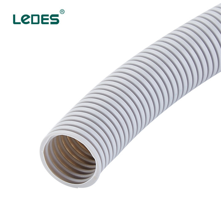 Flexible PVC Pipe Good Quality Electrical Nonmetallic Grey Corrugated Conduit Pipe for American Standard