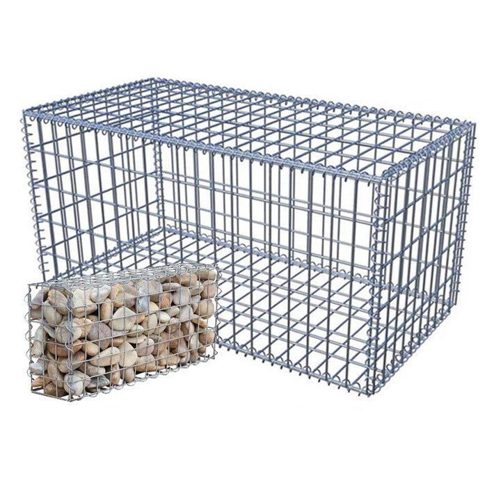 Welded Gabion Box Galvanized Iron Retaining Wall, Used to Protect the Welded Gabion Mesh From Flooding