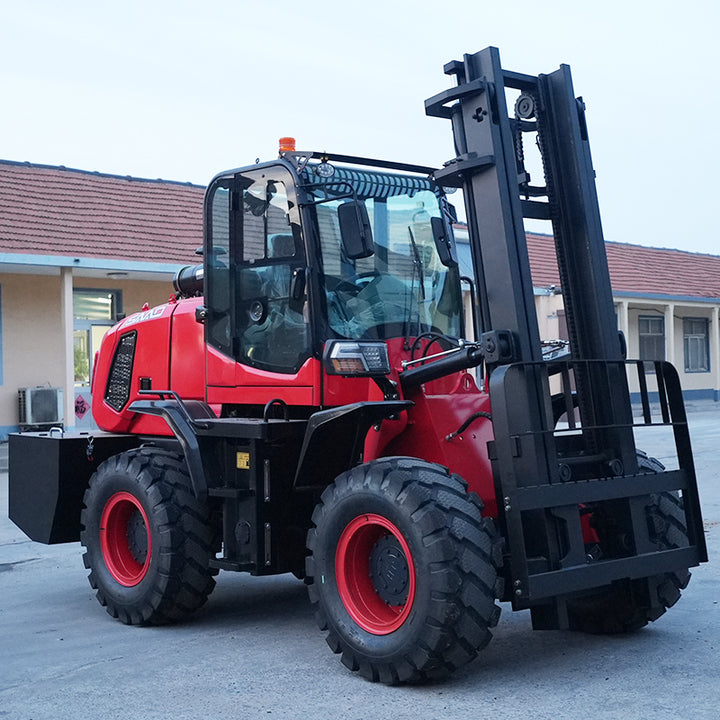 SDYD 4x4 Wheel Drive CE EPA Euro 5 Diesel Forklift 6 Ton off Road 2 Year Warranty
