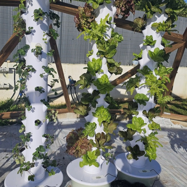 Oem Vertical Farming Tower Garden Vertical Hydroponic Growing System Hydroponic Aeroponic Tower 20 28 36 Plant LED Grow Lights