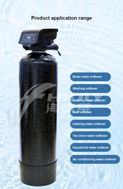 Commercial Whole House 1.5T/H Water Softener System Home Treatment Ion Exchange Resin Central Water Filter Water Softener