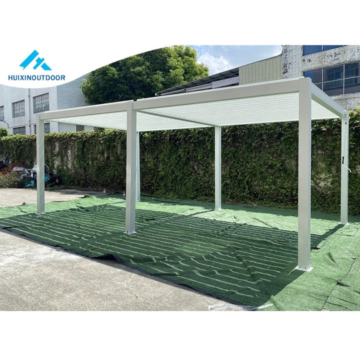 The New Listing Terrace Roofing Gazebo Aluminium Pavillon Canopy Cover Blind Pergola Garden Patio Aluminum Modern Gazebo Design