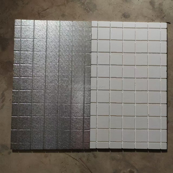 Modern Style XPS Radiant Under-Board Floor Heating Panel Recessed Extruded Aluminum Foil Laminated Geothermal Panel