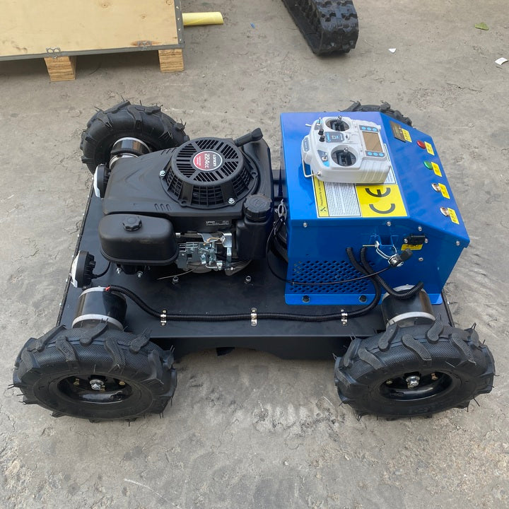 CE EPA Approved Zhongmei 156kg All-Terrain Agriculture Diesel Engine Remote Control Robot Flail Lawn Industrial DIY Cordless