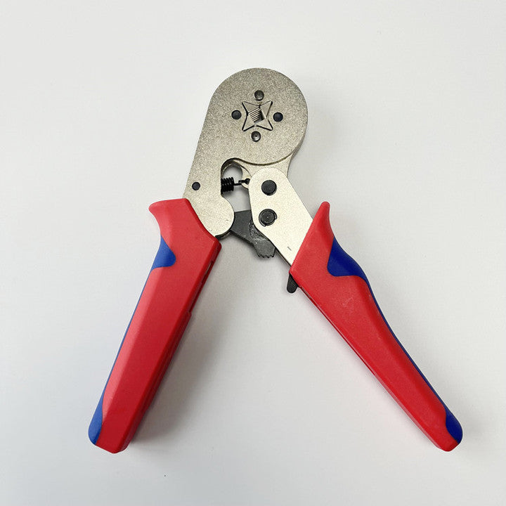YTH Electroplated Ferrule Crimping Pliers High Carbon Steel Wire Terminal Crimper with TPR PP Handle