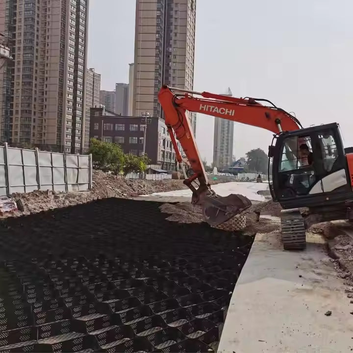 HDPE Geocell Textured/Perforated for Retaining Wall/Road Reinforcement