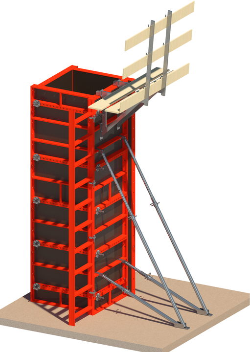 High Quality Steel Frame Formwork System Building Materials Concrete Panel for Wall and Column Formwork