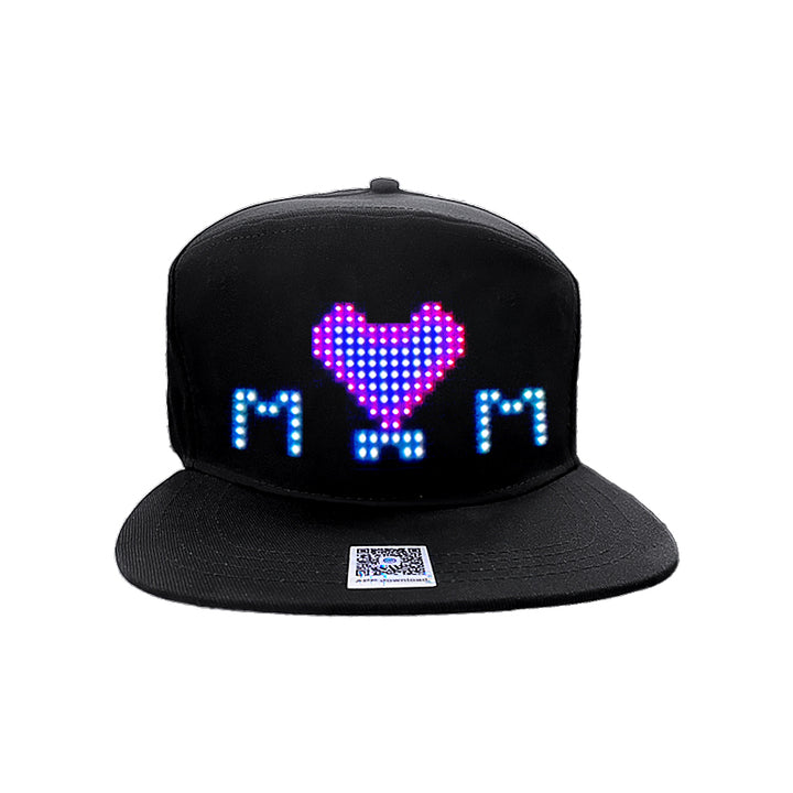 Personalized LED Pixel Cap Screen Hat LED Display Hat Cap Rolling LED Hat with Programmable Scrolling Message