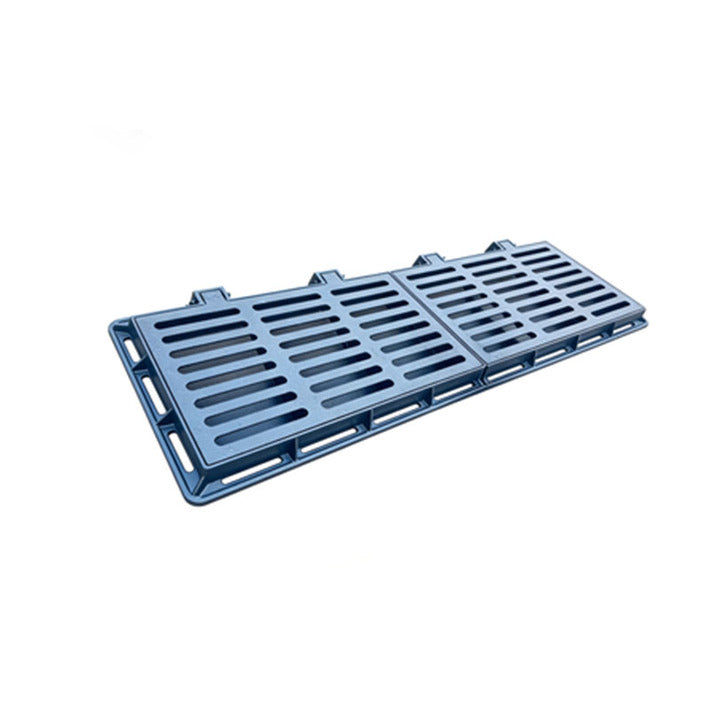 Customizable Size High Strength Ductile Iron Drain Grates Rectangular Stormwater Drain Cover