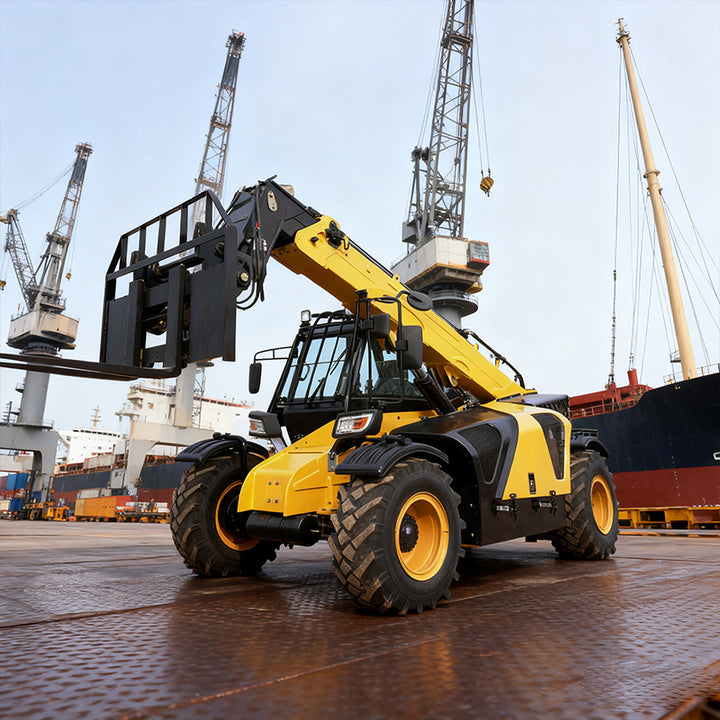 Chinese Mini Telescopic Loader 4x4 Diesel Engine Rough Terrain Forklift with Automatic Transmission