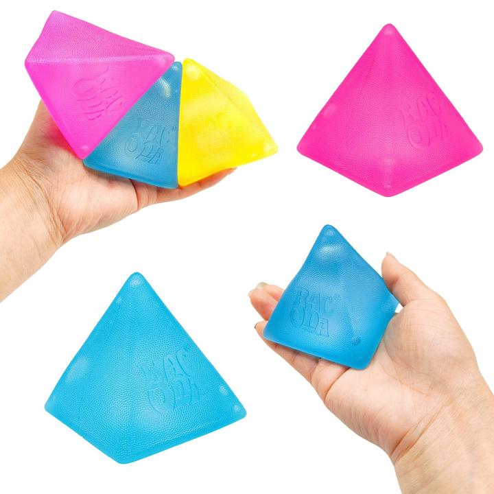 2026 New Design Pyramid Cube Maltose Squishy Stress Relief Toy for Children TPR Material