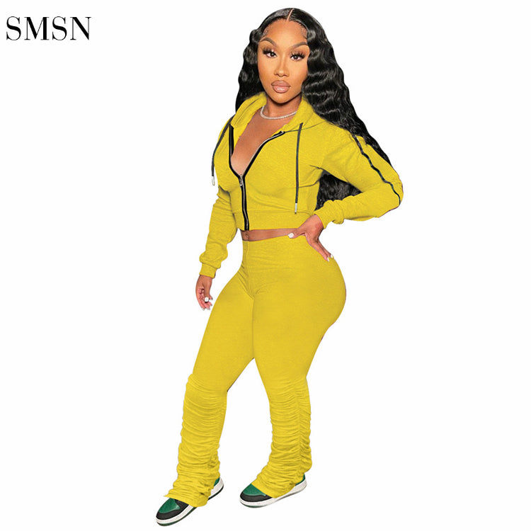 new autumn long sleeve woman clothes ladies autumn set 2 piece outfit womens two piece pants set