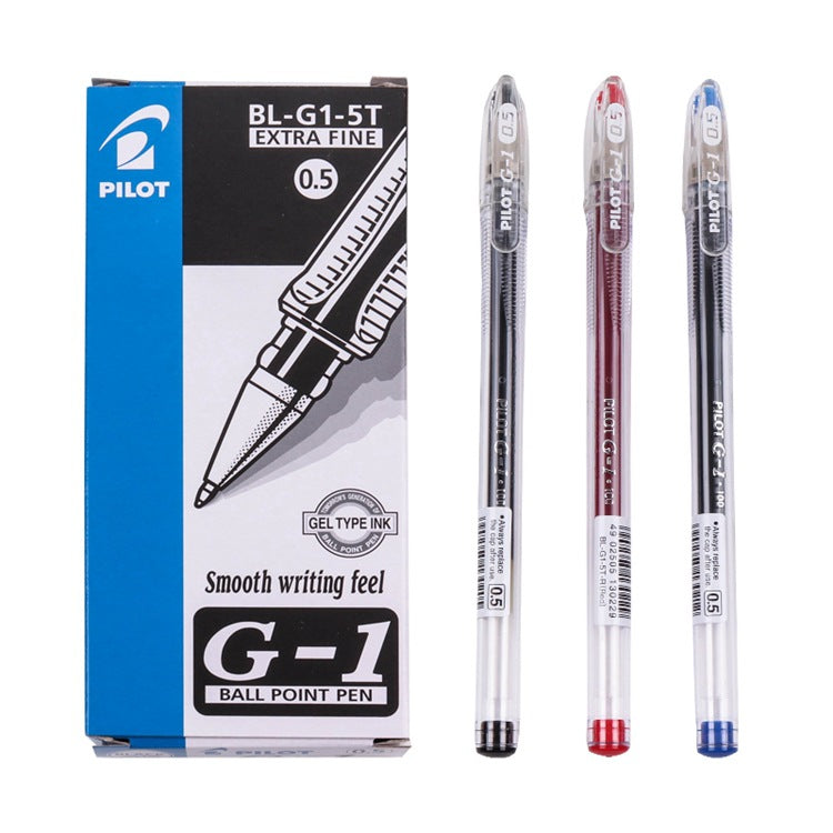 Hot Selling Pi-lot BL-G1 0.5mm Gel Pen Classic Style Large Capacity Exam Dedicated Water Pen Office Signature