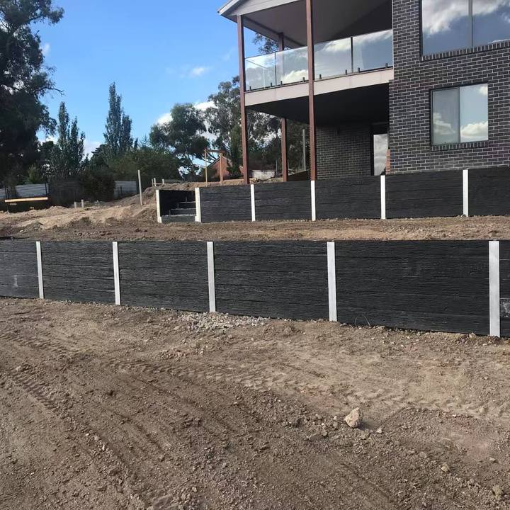 Australian Standard Galvanized Steel Retaining Wall H C Post Landscape DIY