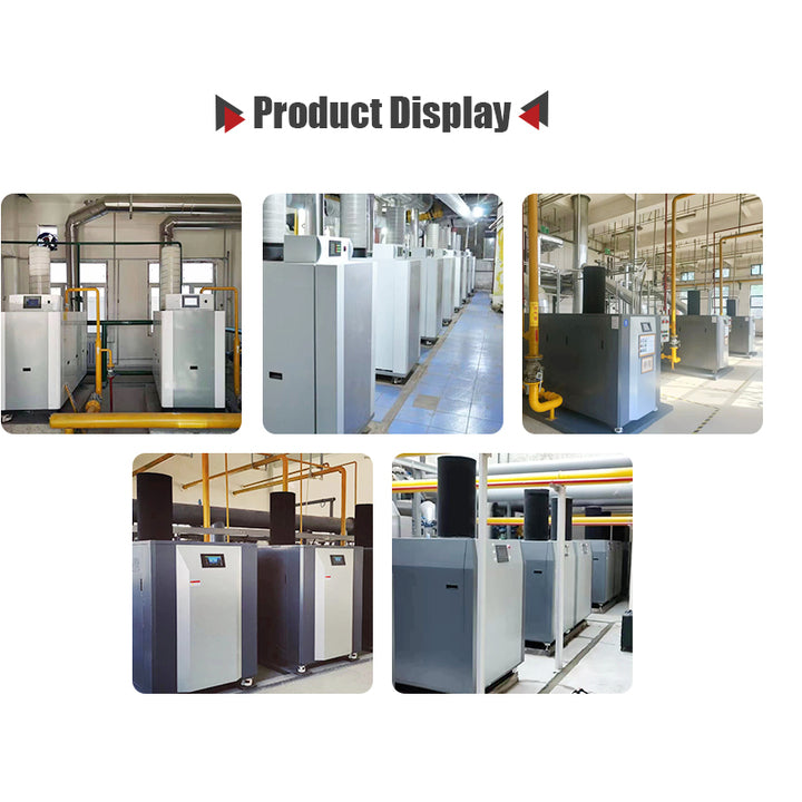 Fully Premixed Integrated Condensing Hot Water Boiler Hotels New Horizontal Fire Tube Design Low Nitrogen Fuel Gas Biomass Waste