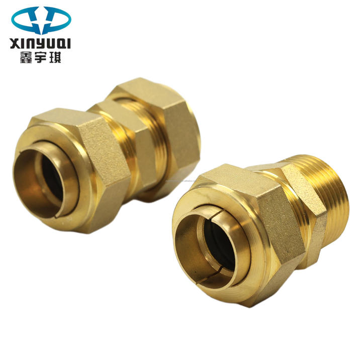 High-quality Brass Corrugated Pipe Compression Fittings