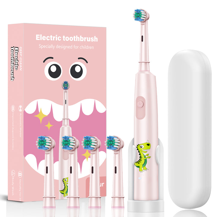 Kids Electric Toothbrush with Travel case Oscillating Rotating Electrical Tooth Brush Custom Friendly Rotary Electric Toothbrush