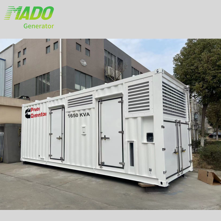 Sea Water Cooled for Container Type Diesel Generator 200kva 300Kva 400kw 1650kva 1320kw Silent ATS Genset 60Hz Electric