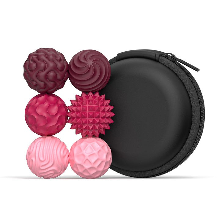 Silicone Balls Fidget Toys for Adults & Teens 6PCS 12pcs Quiet Desk Fidgets with Textured ADHD Anxiety Toys