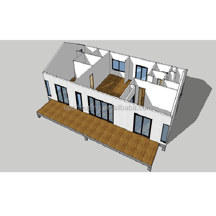 2024 Double Story Expandable High Quality Eps Foam Cement Prefabricated Restaurant/house/villa