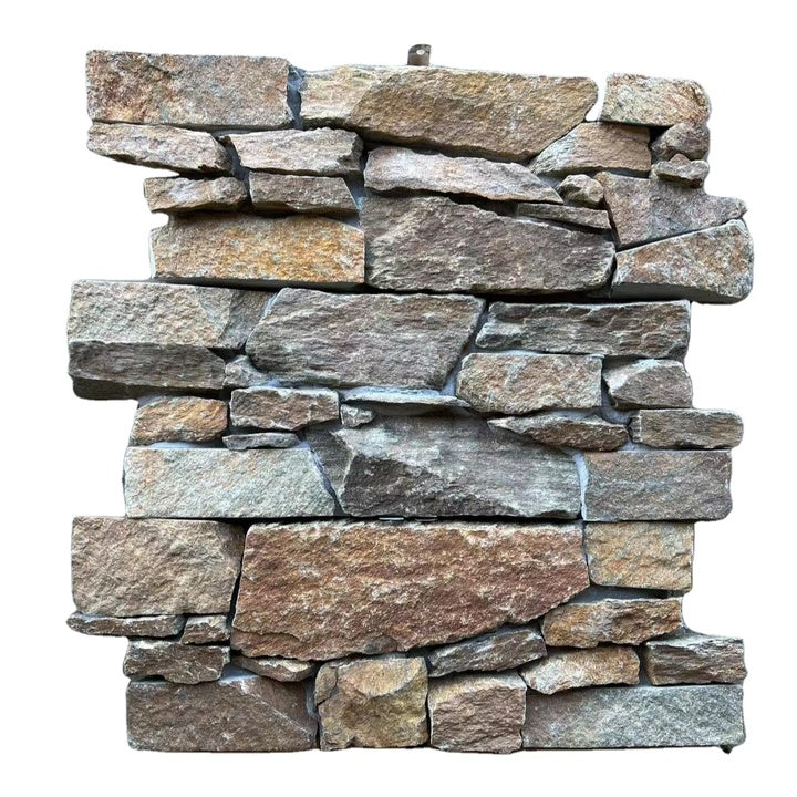Outdoor Exterior Rusty Slate Natural Stacked Stone Veneer Wall Cladding