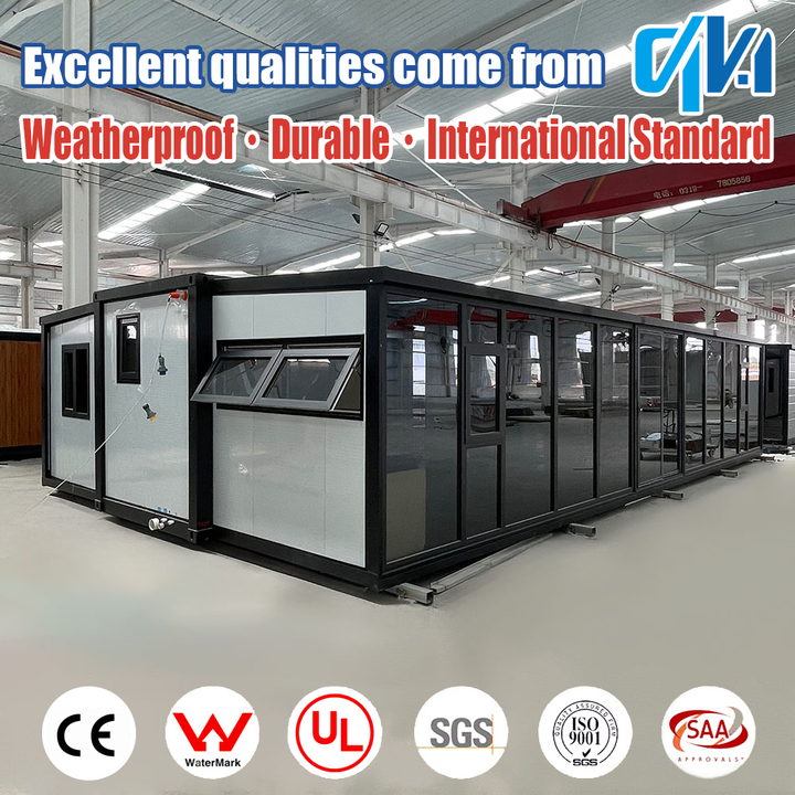 Eco Friendly Prefabricated Luxury 40Ft 30Ft 20Ft Container Expandable House Prefab Structure Home Two Bedroom Casa Contenedor