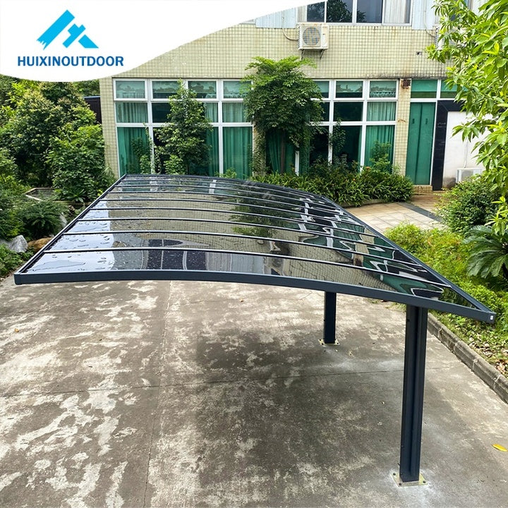 Weather Resistant Outdoor Roof Car Parking Shed Canopy Polycarbonate Car Shelter Aluminium Metal Carport