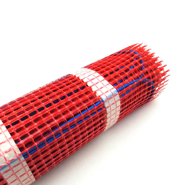 150W/M2 50cmX20m Electric Radiant Underfloor Dual Core Heating Fibreglass Mesh Mat Kit System for Tiles Ceramic Porcelain Stone