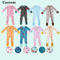 Baby Bamboo Pajamas Ribbed Baby Romper Child Onesies Cotton Baby Clothes Kids Crawl Suit