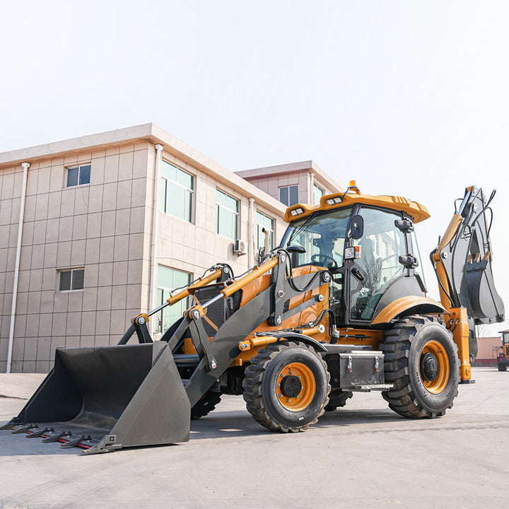Manufacturer EPA Euro 5 Engine 4x4 Back Hoe Loader Retroexcavadora China Wheel Excavator Backhoe Loader