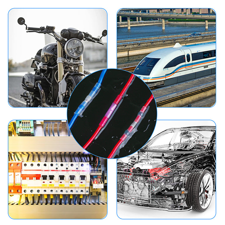 Gaopeng Wire Splicing 120pcs SST Heat Shrink Waterproof Butt Connectors Marine Solder Wire Connector Terminal Kit