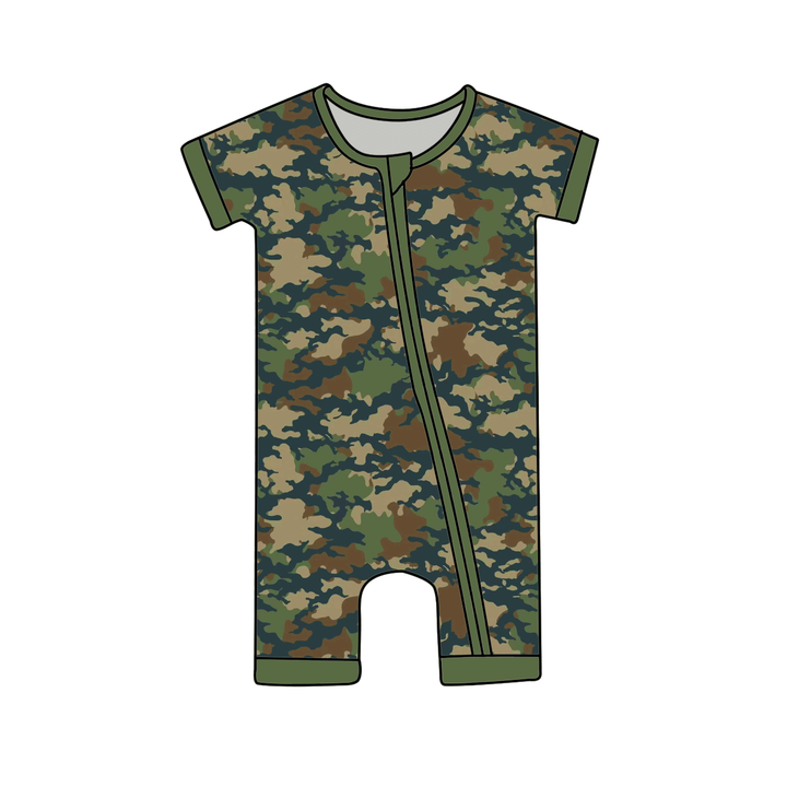 2026 Children's Clothing Long Sleeve Cartoon Zippy Bamboo Fiber Romper Accept Custom logo