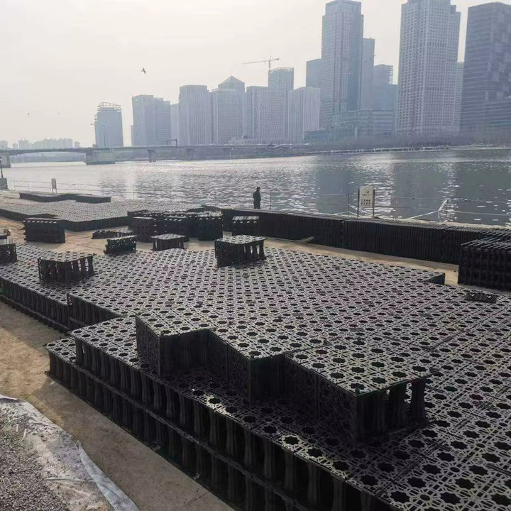 PP Rain Water Storage Modullar Collection Harvesting System Stormwater Drainage Crate Plastic Rainwater Tank Modules
